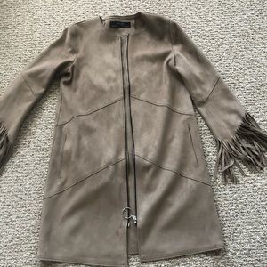 Zara frills zip jacket